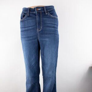 Judy Blue Jeans Flare (30 X 32) Women's Juniors Denim Jeans Dark Wash